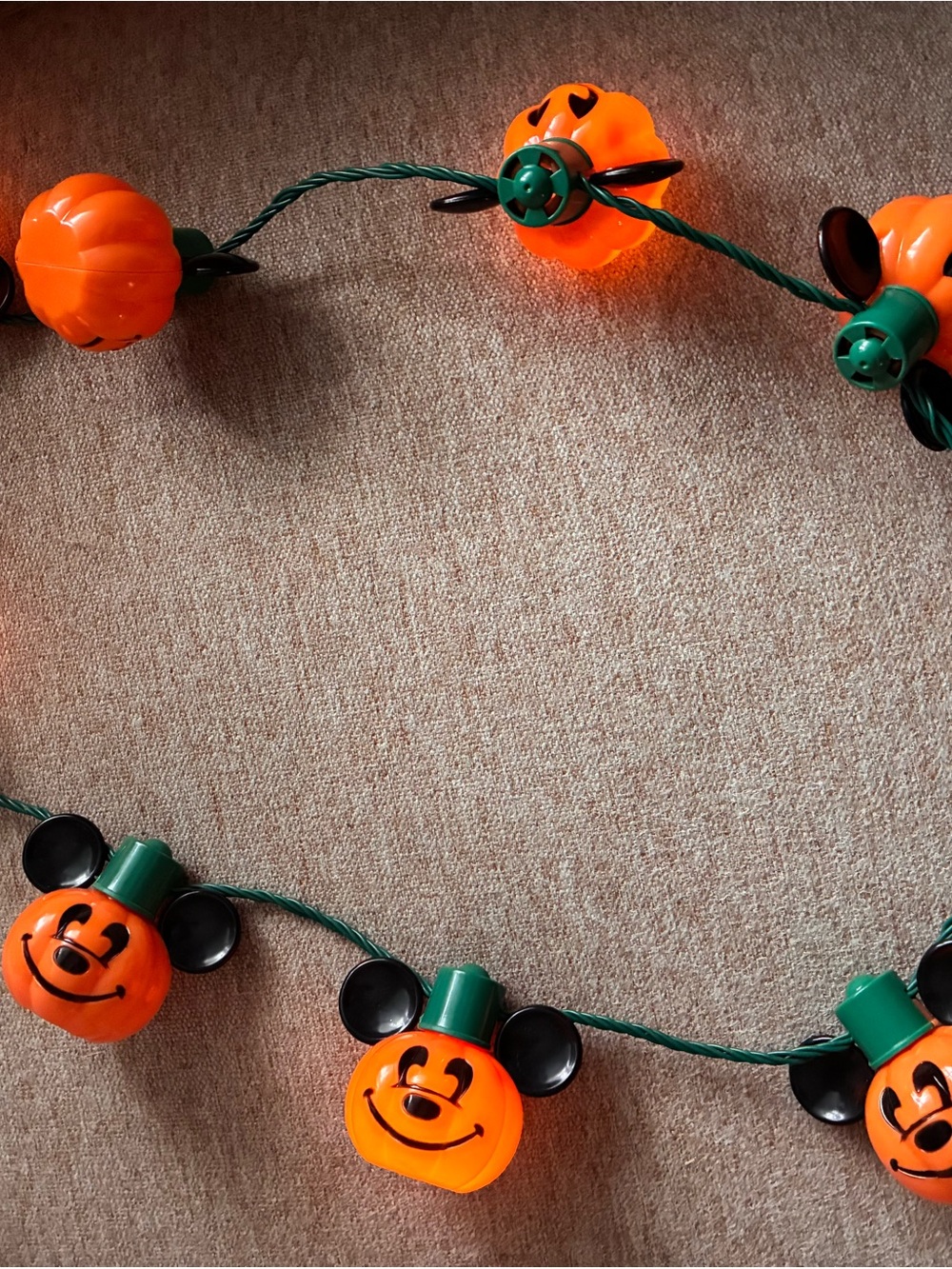 Mickey Mouse Halloween light up necklace
